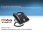 Preview: Auerswald COMfortel 1200 ISDN schwarz Systemtelefon - S0- Up0 - 90065